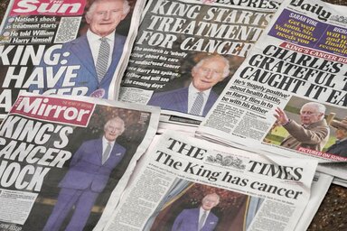 A 75 esztendős Károly királyt az év eleje óta daganatos megbetegedéssel kezelik (AP/Beta)