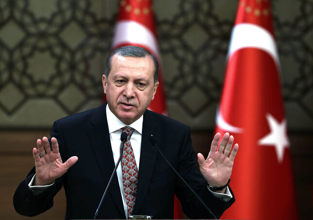 Recep Tayyip Erdogan török elnök (Fotó: Beta)