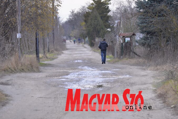 A Makkhetes felé vezető utat zúzott kővel kellene felszórni (Fotó: Molnár Edvárd)