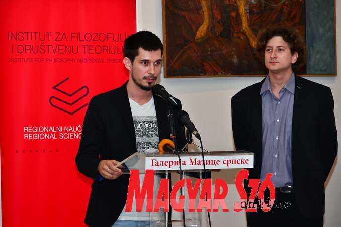 Aleksandar Matković és Losoncz Márk (Dávid Csilla felvétele)