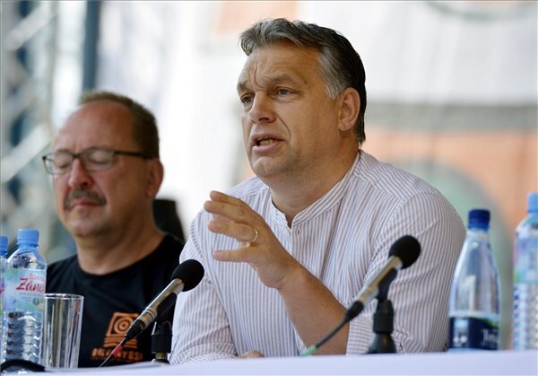 Orbán: Provincializmus a Nyugat másolása, amin túl kell lépni, ez ugyanis „megöl bennünket” (MTI Fotó: Beliczay László)