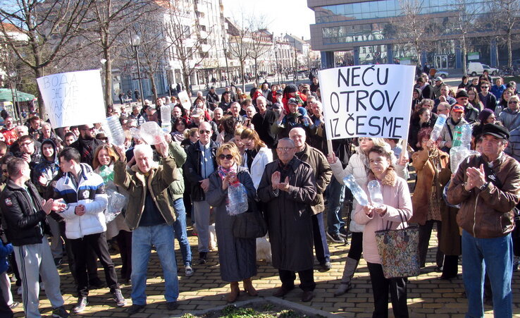Tavaly többször tiltakoztak a polgárok (Fotó: Kecskés István)