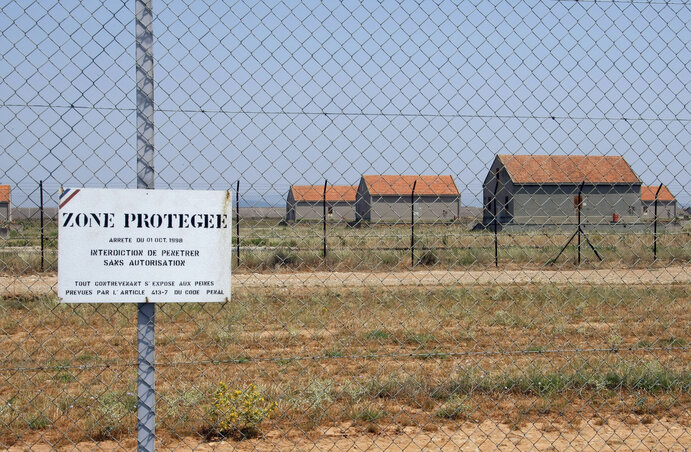 A miramasi katonai raktár, ahonnan a robbanószert ellopták (Fotó: Beta/AP)