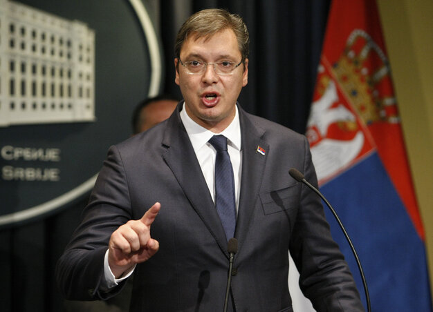 Aleksandar Vučić (Fotó: Beta)