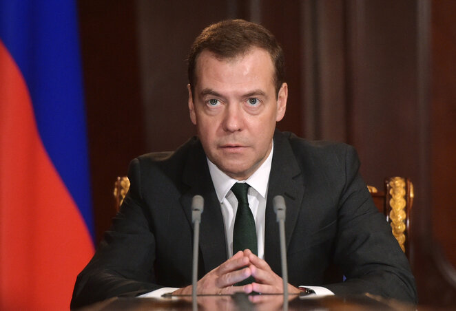 Dmitrij Medvegyev orosz miniszterelnök (Fotó: Sputnik)