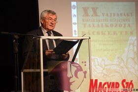 A XX. találkozót Dudás Károly, a VMMSZ elnöke nyitotta meg