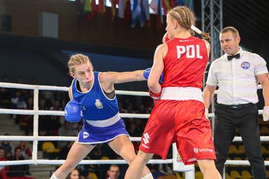 Nagy Varga Krisztina nem kímélte ellenfeleit (Fotó: eubcboxing.org)