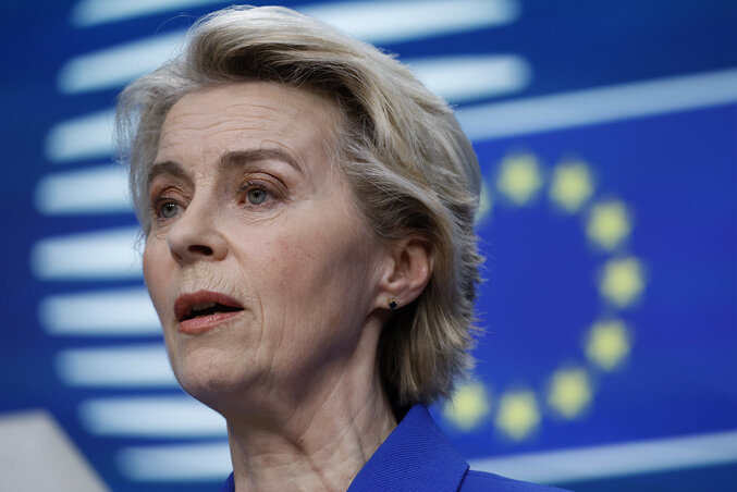 Ursula von der Leyen, az Európai Bizottság elnöke (Fotó: Beta/AP)