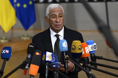 António Costa hangsúlyozta,  Ukrajna és Európa biztonsága szempontjából a jelenlegi meghatározó pillanat (Fotó: MTI)