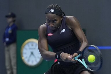 Coco Gauff, a US Open bajnoka csak nagy nehézségek árán tudta legyőzni a horvát Petra Martićot (Fotó: Beta/AP)