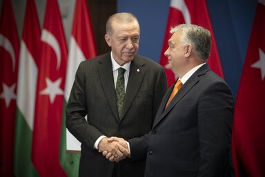 Recep Tayyip Erdoğan és Orbán Viktor (Fotó: MTI)