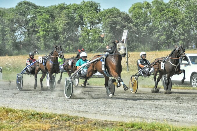 Az adai lóversenypályán oldtimert-találkozót és ügetőversenyt is rendeztek (Gergely Árpád felvétele)
