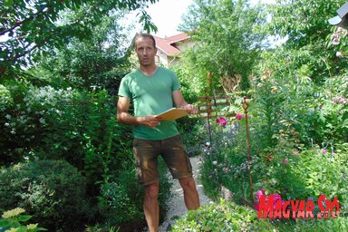 Szomoru Miklós magyarországi kertészmérnök (Horváth Zsolt felvétele)