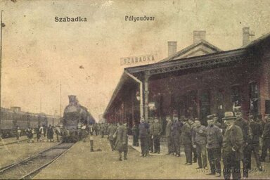 1923-ban három vonatkisiklás is történt Szabadkán / forrás: vasutallomasok.hu