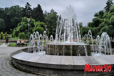 Nemcsak a parkok, hanem a szökőkutak városa is Vrnjačka banja (Dávid Csilla felvétele)