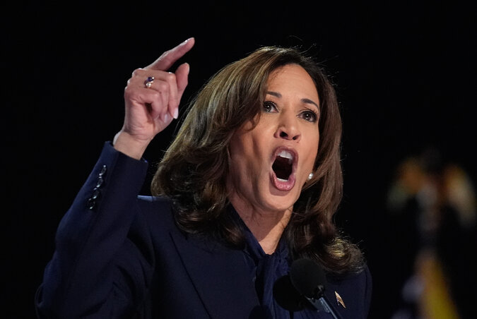 Kamala Harris a Demokrata Párt elnökjelöltje (Beta/AP)