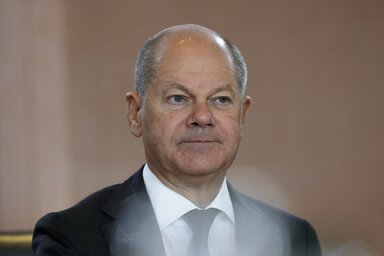 Olaf Scholz német kancellár rendkívül népszerűtlen hazájában (Fotó: AP via Beta)