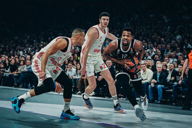 A Partizan legjobbja, Sterling Brown 22 pontot szórt a Bayern ellen (Fotó: Beta)