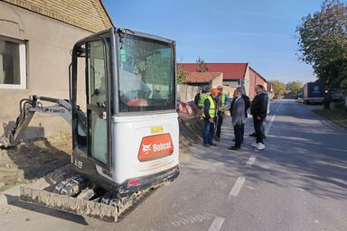 Szakaszonként zajlik a vízvezeték felújítása (Tóth Péter felvétele)