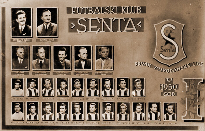 Az 1950-es bajnokcsapat tablója