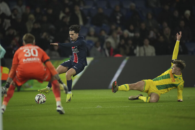 A PSG sem lehetett elégedett a Nantes ellenfeleként (Fotó: Beta/AP)