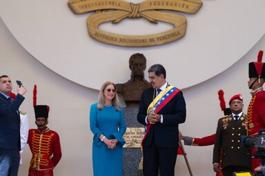 Nicolás Maduro elnök (Forrás: Beta)