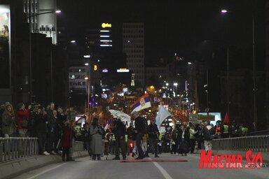 Megérkeztek a belgrádi egyetemisták Újvidékre