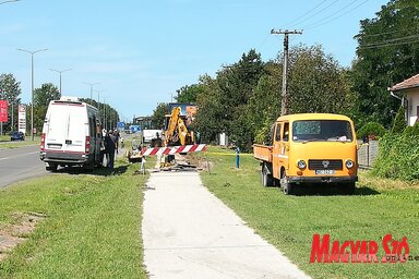 Jelenleg az utómunkálatok folynak a Szabadkát Paliccsal összekötő kerékpárúton (Fotó: Benedek Miklós)