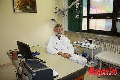 Dr. Kucserka Mihály, a topolyai egészségház szakorvosa (Kazinczy Paszterkó Diana felvétele)