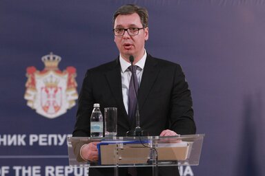 Aleksandar Vučić államfő (Fotó: Beta)