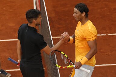 Thiem (balról) letaszította Nadalt a trónról (Fotó: Beta/AP)