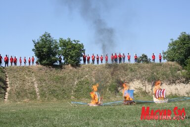 A pozsonyi csata bácskossuthfalvi kivitelezésben (Kazinczy Paszterkó Diana felvétele)