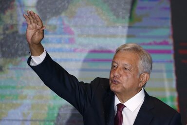 Andres Manuel López Obrador (Fotó: Beta/AP)