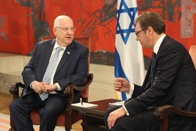 Reuven Rivlin az első izraeli államfő, aki ellátogatott Szerbiába (Fotó: Beta)