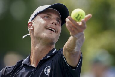 Fucsovics Marci élete legjobb helyezéséért játszik Lopez ellen (Fotó: Beta/AP)