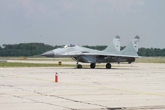 A MiG-29-es vadászgép (Fotó: Beta)