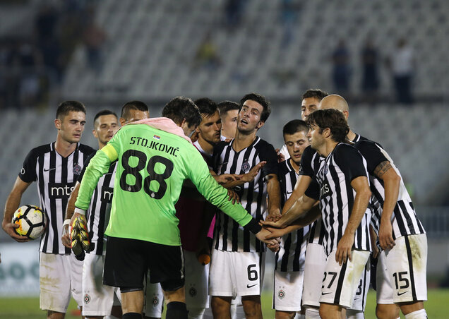 A Partizan játékosaira még egy – a legnagyobb – feladat vár (Fotó: Beta/AP)
