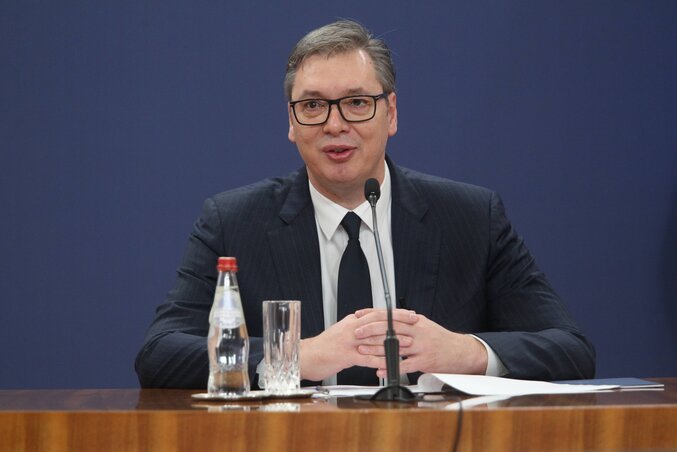 Aleksandar Vučić (Fotó: Beta)