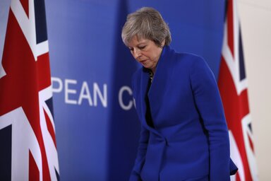 Theresa May brit kormányfő (Fotó: Beta/AP)