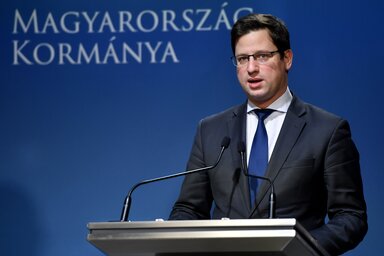 Gulyás Gergely Miniszterelnökséget vezető miniszter (Fotó: MTI/Illyés Tibor)