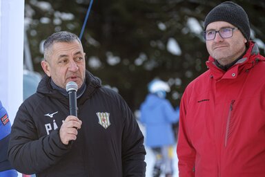 Potápi Árpád János és Korodi Attila, Csíkszereda polgármestere a megnyitón (Fotó: MTI/Veres Nándor)