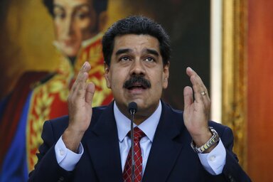 Nicolás Maduro (Fotó: Beta/AP)