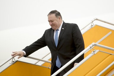 Mike Pompeo amerikai külügyminiszter – aki hétfőn este érkezett Hanoiba – azt mondta, hogy szükség esetén meg is hosszabbíthatják a kétnaposra tervezett csúcstalálkozót (fotó: AP/Beta)