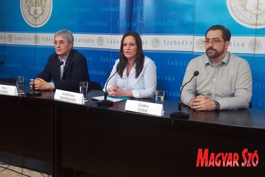 Pere Tumbas, Andrijana Mazinjanin és Zlatko Čović (Fotó: Benedek Miklós)