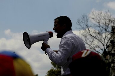 Juan Guaidó (Fotó: Beta/AP)