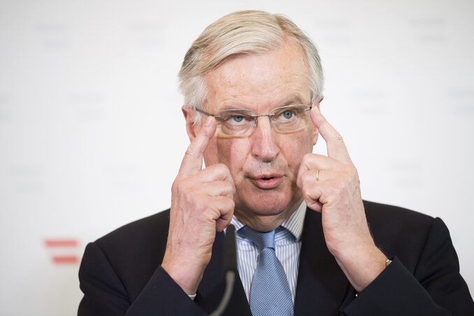 Michel Barnier uniós Brexit-ügyi főtárgyaló (Fotó: Beta/AP)