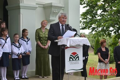 Nemzeti tragédiánk szülte az egyik legfontosabb emléknapunkat – mondta Dudás Károly, a VMSZ tanácsának elnöke (Ótos András felvétele)