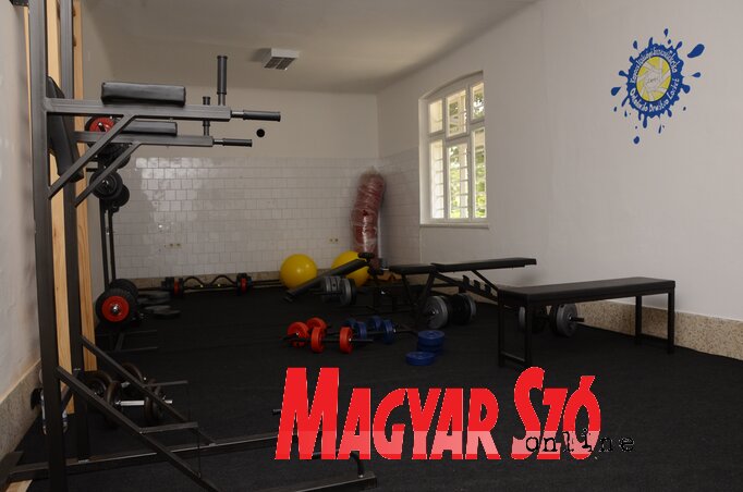 A Kapocs Ifjúsági Egyesület klubhelyisége edzőteremként is használható lesz (Fotó: Molnár Edvárd)