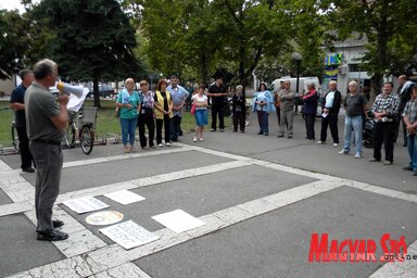 A szerda esti tiltakozás (Benedek Miklós felvétele)