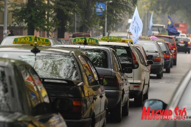 Szabadkán összesen 350 taxis fuvaroz (Fotó: Molnár Edvárd)